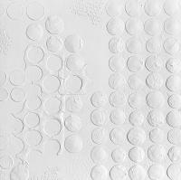 36x36 White Circles III