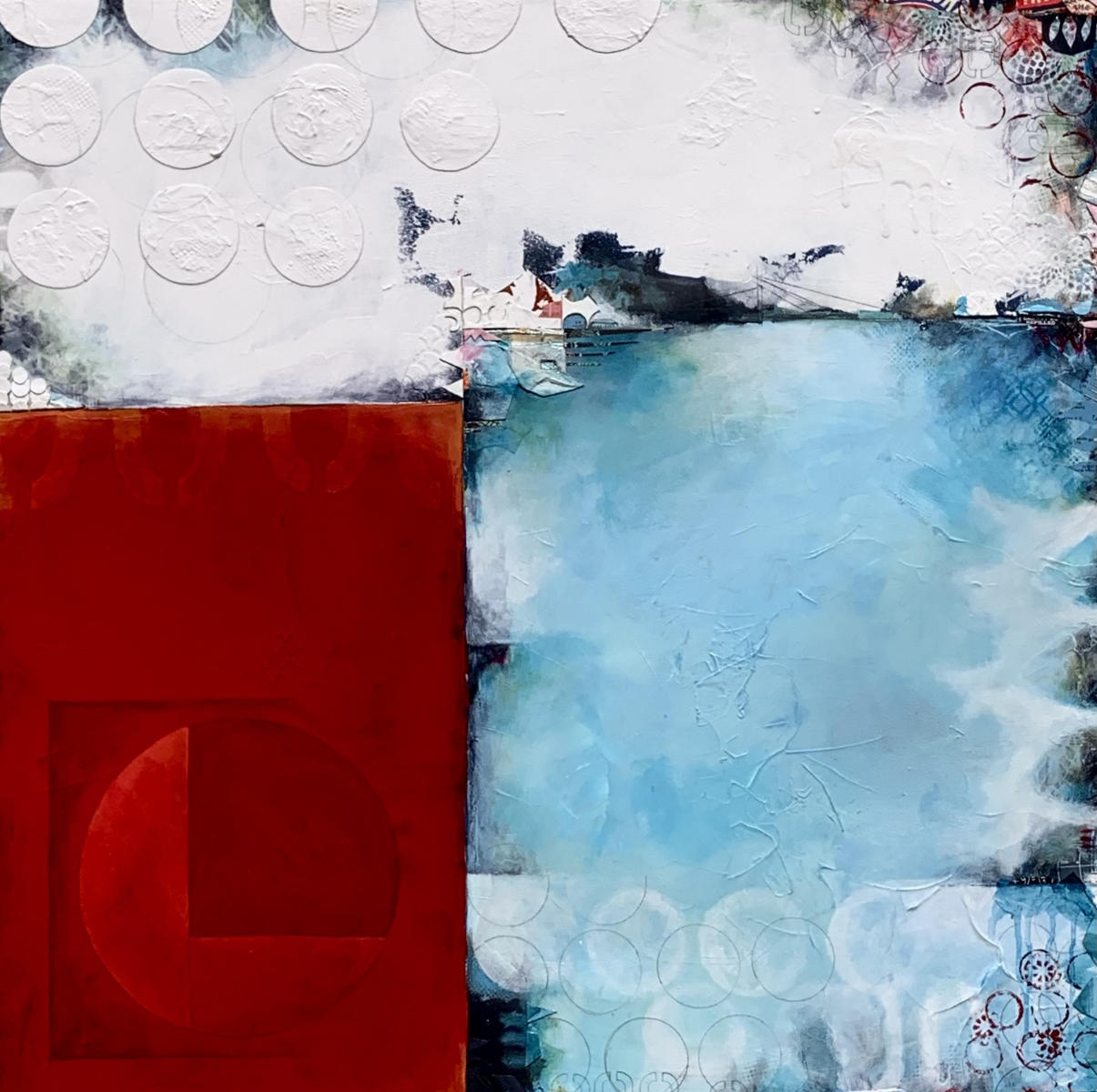 Reds and Blues II<br>
36x36