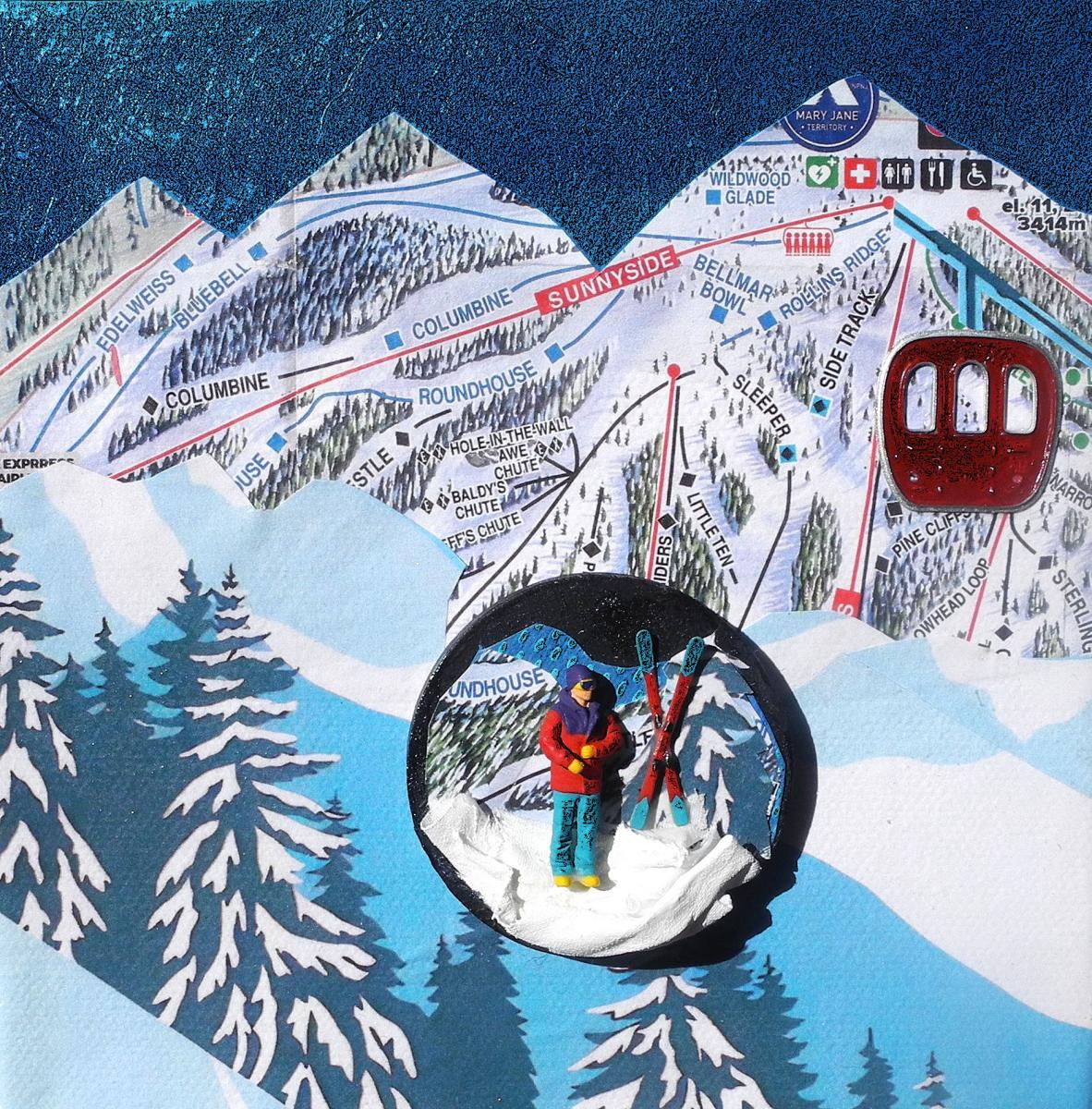 6x6 Skier Circle